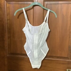 Shapellx White Lace Bodysuit